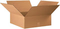 TOP PACK SUPPLY 22x22x8 Flat Corrugated Boxes, Flat, 22L x 22W x 8H, Pack of 15 | Shipping, Packaging, Moving, Storage Box for Home or Business, Strong Wholesale Bulk Boxes