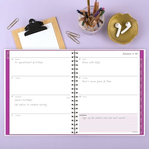 Mead Cambridge 2027 Planner, Weekly & Monthly, 8.5" x 11", Abyss (1848-905-27)