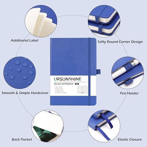 Ruled Notebook/Journal - Classic Lined Journal/Notebook, 5.3'' x 8.26''
