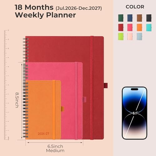 Planner 2026-2027 Daily Daily Weekly and Monthly,8.5"x6.5"