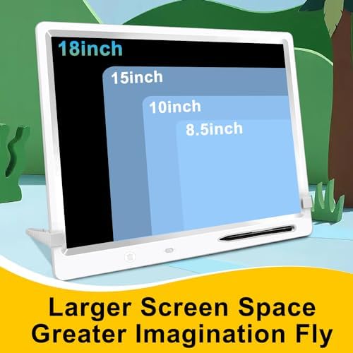 18 Inch LCD Writing Tablet Large Drawing Board with Ruler
