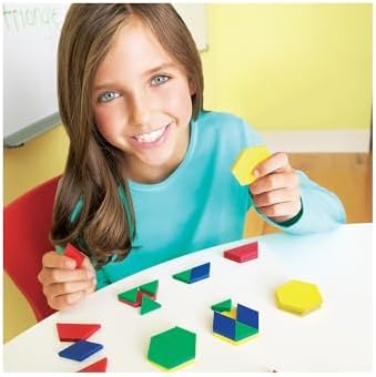 Learning Resources Plastic Pattern Blocks