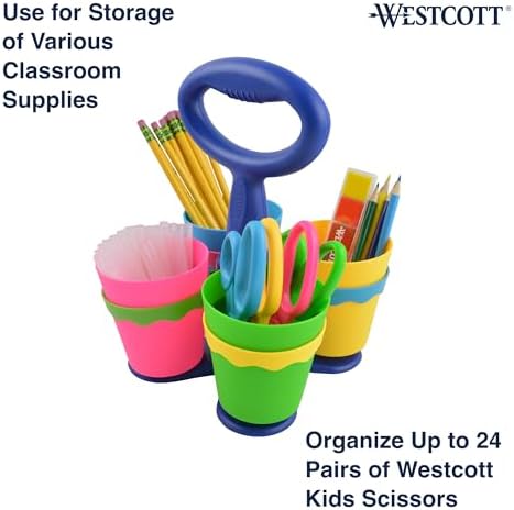Westcott School Scissor Caddy, Back to School, Classroom Supplies (14754)