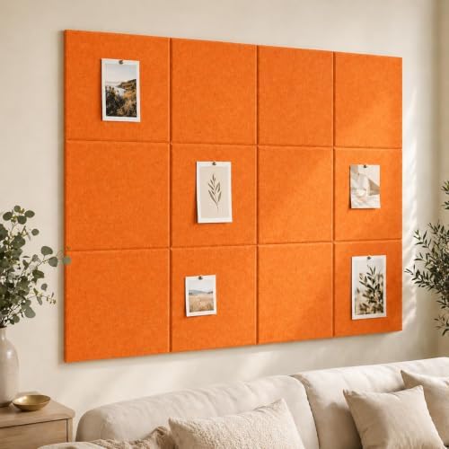 Felt Bulletin Board Tiles, Cork Board Alternative, 48 x 36 in