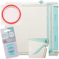 We R Memory Keepers Scoring Board for Paper Folding, Scrapbooking, Crafting, Trimming, Cutting, Crease Score Board Bundle with Super Sticky Tape (With Extra Blades)