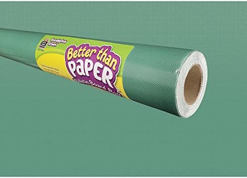 Teacher Created Resources Better Than Paper Bulletin Board Roll, 4' X 12', Eucalyptus Green, 4/Pack (Tcr32441)