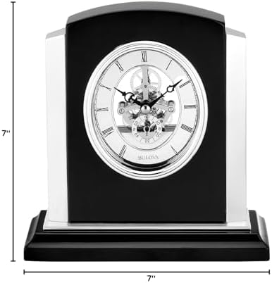 Bulova Clocks, Skeleton Tabletop, B1715, Faith, Accent Décor