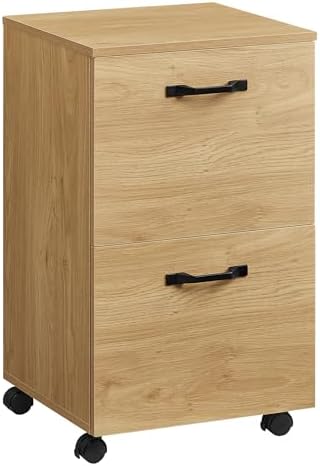 VASAGLE 2-Drawer File Cabinet, Small Rolling Filing Cabinet