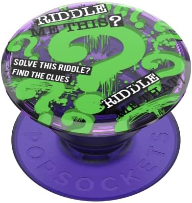 PopSockets Adhesive Phone Grip, Holder, Phone Stand, Batman - Riddler