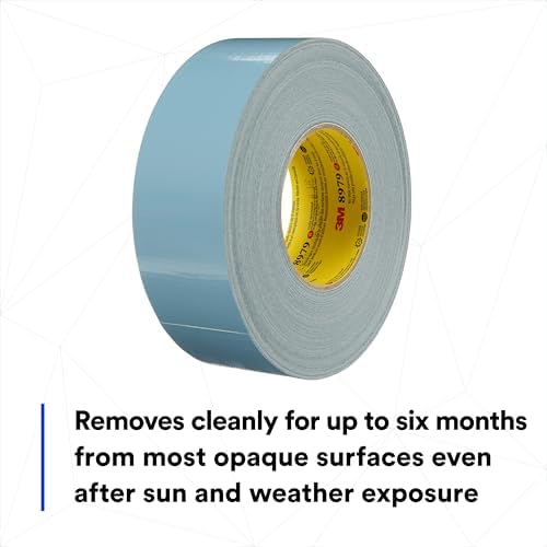 3M Performance Plus 8979 Duct Tape Heavy Duty, Slate Blue, 48 mm x 55 m