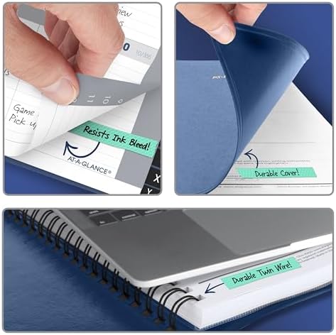 AT-A-GLANCE 2027 Appointment Book Planner, Weekly, 5" x 8", Hourly, Blue (701082027)