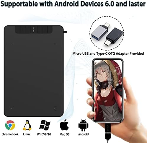 VK640 Update VEIKK Graphic Drawing Tablets Pen Tablet