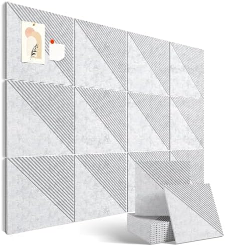 48" x 36" Large Cork Board Alternative&Felt Bulletin Board, Light Gray