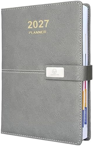 2027 Daily Planner - One Page per Day, 2027 Hourly Daily Calendar Book