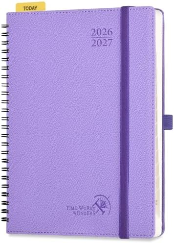 POPRUN Weekly Planner 2026-2027, 6.75" x 8.75" Academic Year Calendar Book