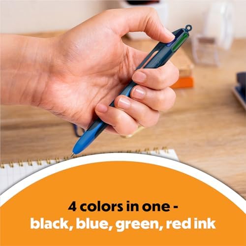 BIC Gel Pen, 1.0 mm Point, Assorted Ink, 12-Count