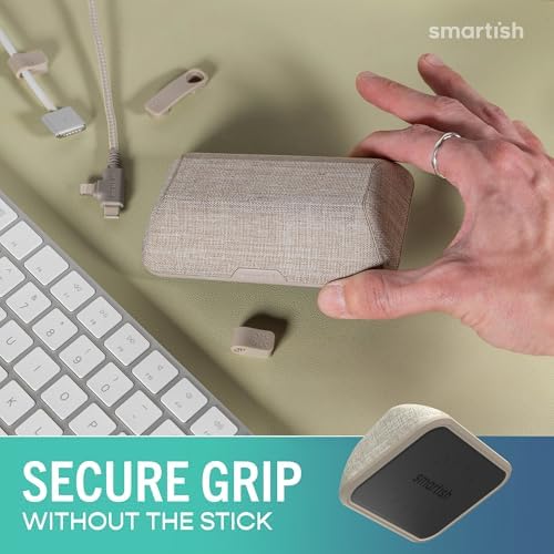 Smartish Magnetic Cord Holder, Bigger Cable Wrangler, Office Desk Organizer
