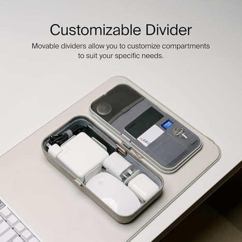 orbitkey Nest V2 Portable Desk Organizer with Wireless Charger - Ash
