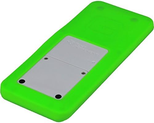 Guerrilla Silicone Case for Texas Instruments TI-84 Plus CE Color Edition Graphing Calculator With Screen protector and Graphing Ruler, Green