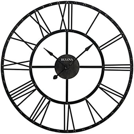 Bulova C4820 Carmen Wall Clock, Black