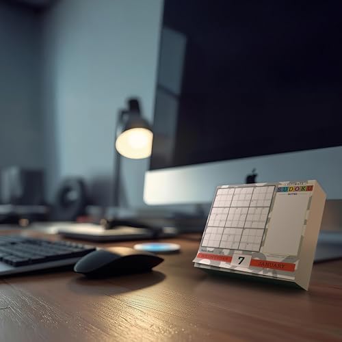 Ultimate Sudoku 2026 Daily Desk Calendar: Boxed Page-a-Day Puzzle Calendar with Day-to-Day Classic, Irregular, Multi, Odd/Even, Diagonal & Sum Variants