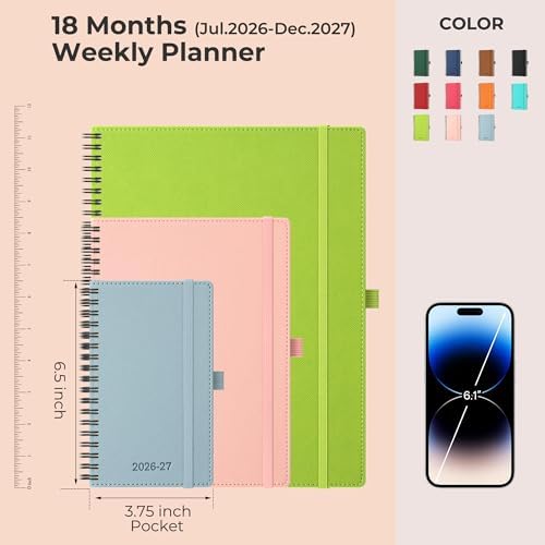 Planner 2026-2027 Daily Daily Weekly and Monthly,6.5"x3.75"