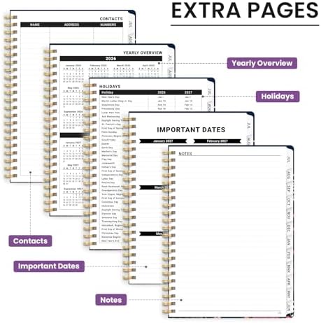 ZOTIA Planner 2026-2027 Jul 2026-Jun 2027 Academic Monthly & Weekly Planner