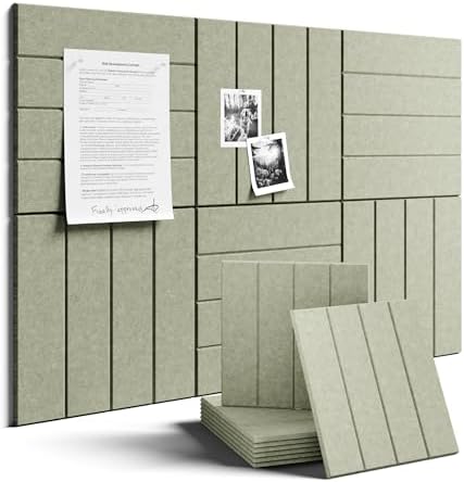 Fluxynara Felt Bulletin Board & Cork Board Alternative, Sage