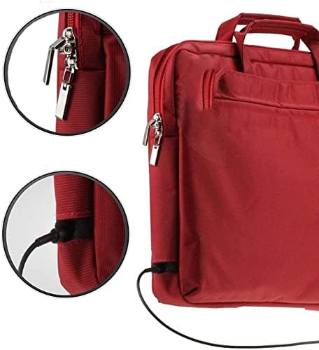 Navitech Red Water Resistant Graphics Tablet Bag - Compatible with LONGTOO LCD Writing Tablet