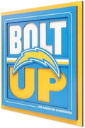YouTheFan NFL Los Angeles Chargers Slogan Series 3D Wall Art