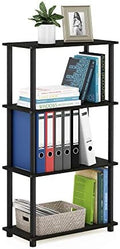Furinno Turn-N-Tube Toolless 4-Tier Storage Shelves, Espresso