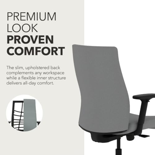HON Ignition 2.0 Ergonomic Office Chair, Lumbar Support, Desk Chair, Frost