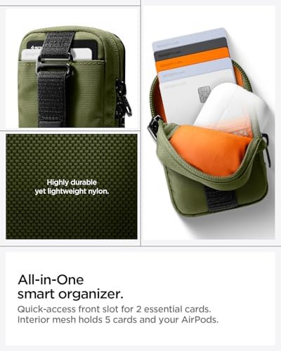 Spigen for MagSafe Wallet Magnetic Pouch Organizer, Tintap Zip MagFit