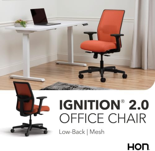 HON Ignition 2.0 Low Back Ergonomic Office Chair, Desk Chair, Salamander