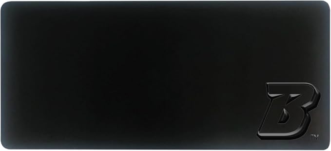 Binghamton University Alumni Desk Mat, Durable Office Supplies, Non-Slip Base, Responsive Desk Pad with Smooth Surface, Black