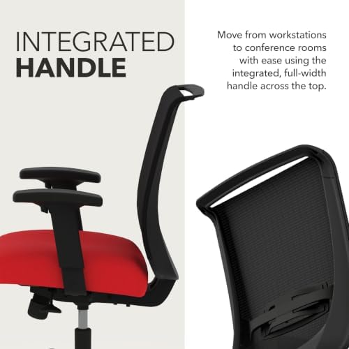 HON Convergence Ergonomic Office Chair, Office Desk Computer Chair, Ruby