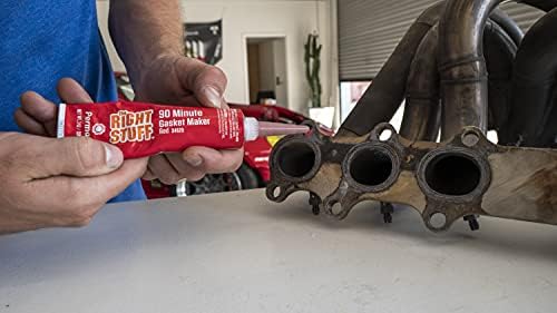 Permatex 34628 Right Stuff 90 Minute Red High Temperature Gasket Maker, 3 oz