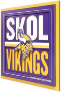YouTheFan NFL Minnesota Vikings Slogan Series 3D Wall Art