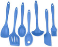 Chef Craft 7 Piece Blue Premium Silicone Kitchen Tool Set (42081)
