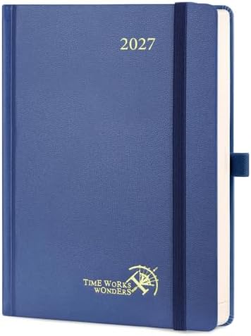 POPRUN 2027 Daily Planner One Page Per Day, 5.75" x 8.5", Day Planner