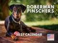 Doberman Calendar 2027 Monthly Wall Calender 12 Month