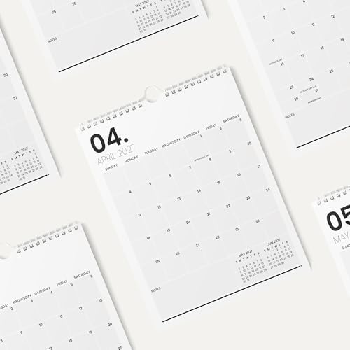 Karto Wall Calendar 2026-2027 8.5x11 in - Minimalist | July 2026 to December 2027, Vertical, Boosts Productivity, Easy Monthly Planning