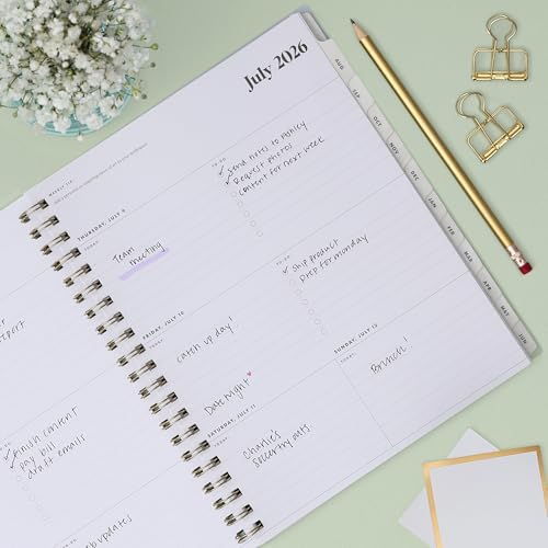 Blue Sky 2026-2027 Weekly & Monthly Academic Planner, 8.5"x11", Stratford
