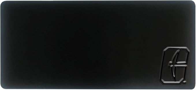 University of North Carolina at Charlotte Alumni Desk Mat, Durable Office Supplies, Non-Slip Base, Responsive Desk Pad with Smooth Surface, Black