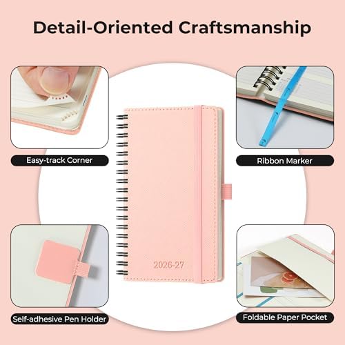 Planner 2026-2027 Daily Daily Weekly and Monthly,6.5"x3.75"