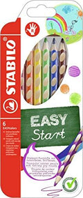 Colouring Pencil - STABILO EASYcolors Right Handed Wallet of 6 Assorted Colours