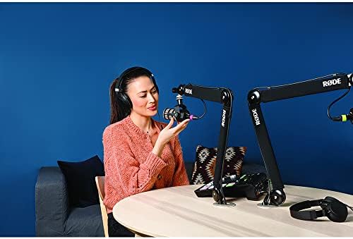 RØDE PSA1+ Professional Studio Arm with Spring Damping and Cable Management, Black