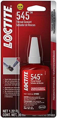 Loctite 37482 545 Pneumatic/Hydraulic Thread Sealant Bottle - 36 ml