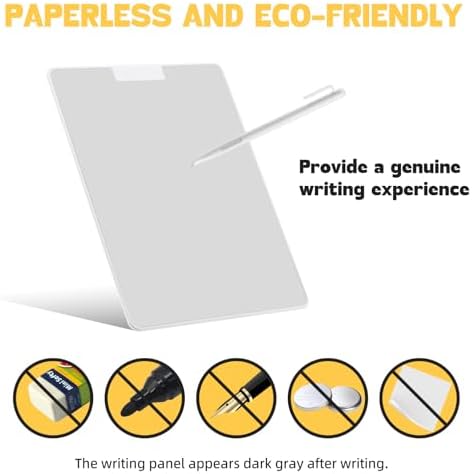 Portable Note Pad with Magnetic Pen &Eraser for Office & School Desk