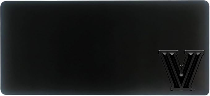 Villanova University Alumni Desk Mat, Durable Office Supplies, Non-Slip Base, Responsive Desk Pad with Smooth Surface, Black